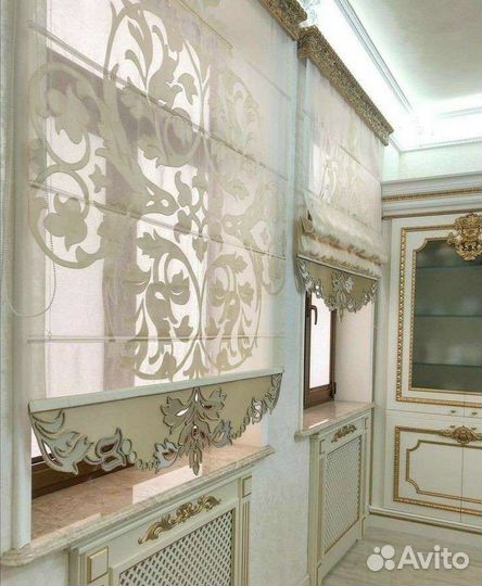 Карнизы, жалюзи, римские шторы, электрокарнизы