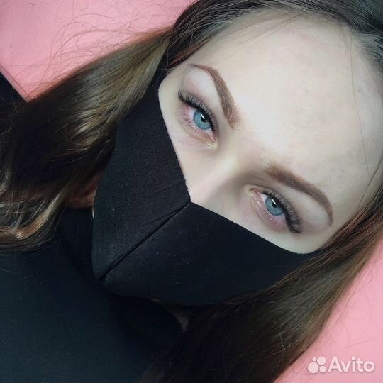Наращивание ресниц — двойной объём