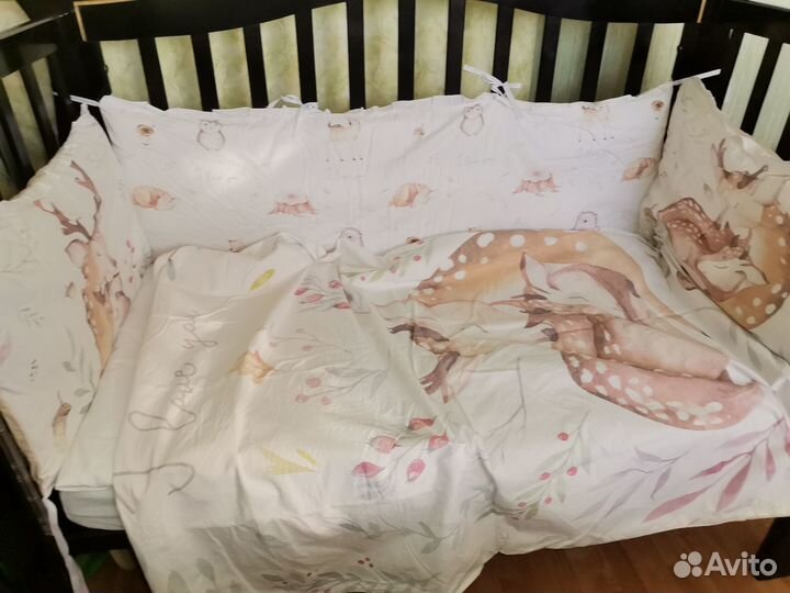 Бортики на кроватку