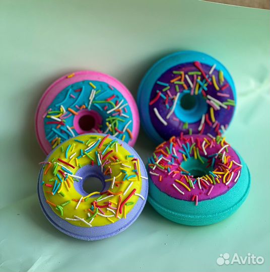 Бомбочка для ванны пончик