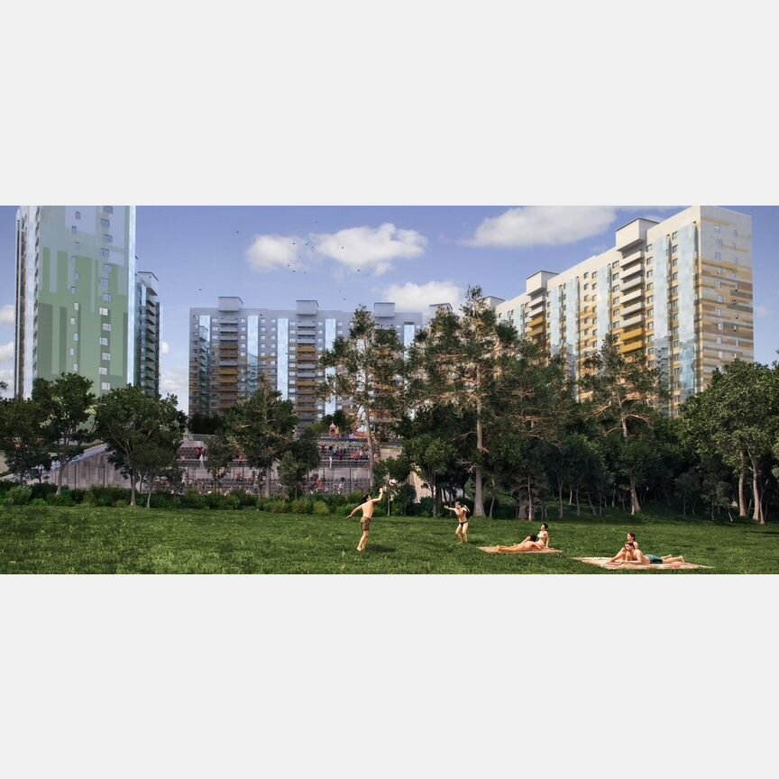 1-к. квартира, 40,9 м², 13/17 эт.