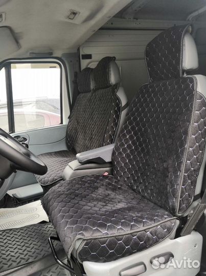 Накидки на сидения велюр Транзит, Газель