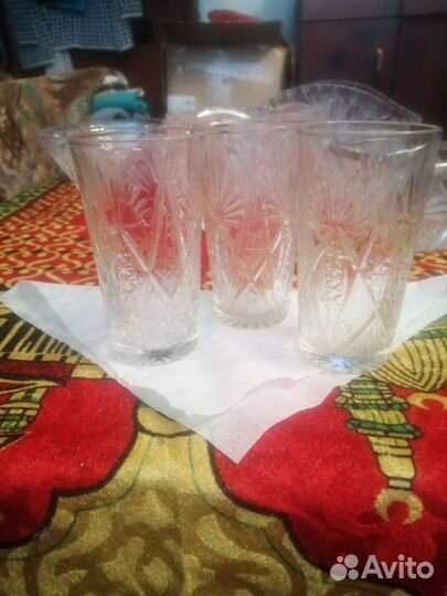 Хрустальные рюмки СССР
