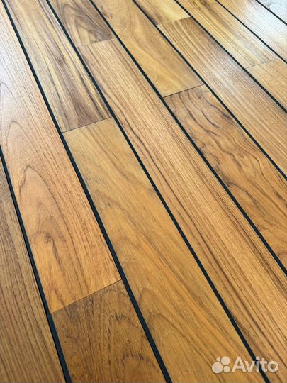 Паркет из тика с герметиком