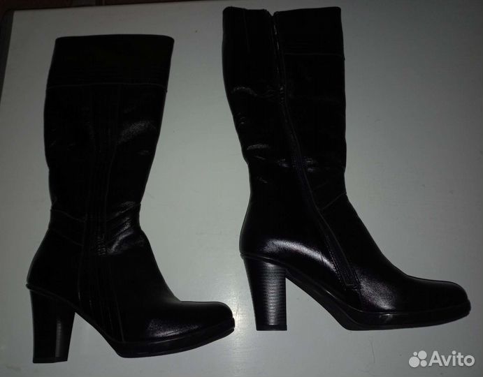 Сапоги 37 зима кожа