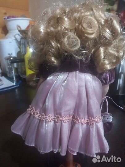 Кукла фарфоровая коллекционная клеймо