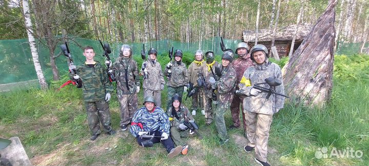 Игра в пейнтбол