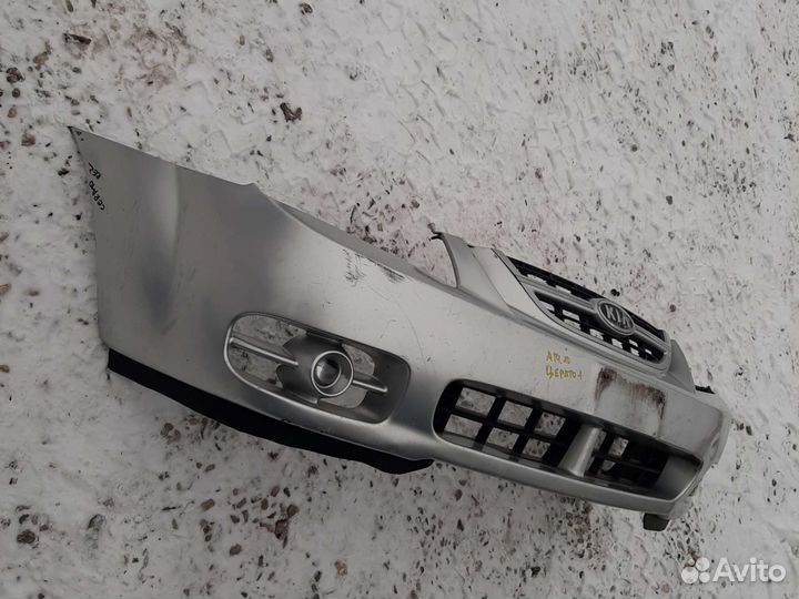 Бампер передний Киа Церато 1 оригинал с птф