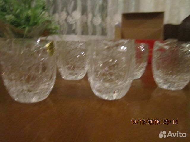 Рюмки хрустальные