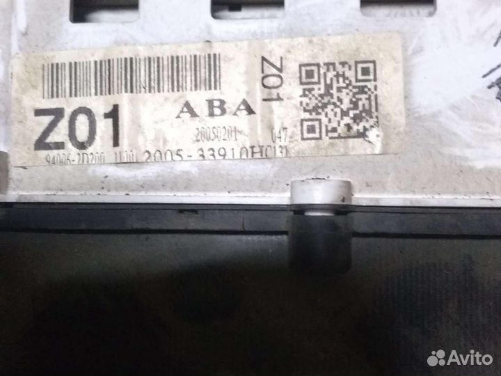 Панель приборов хендай элантра XD 33910HC131