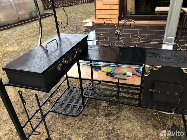 Кованый мангал для дачи