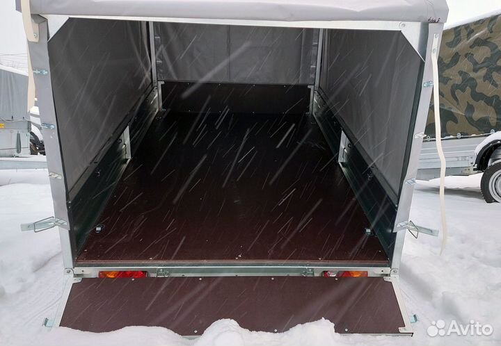 Прицеп легковой оцинкованный 2.5х1.4 с тентом