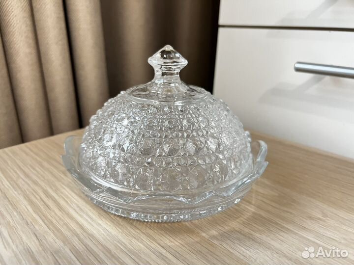 Хрустальная масленка 