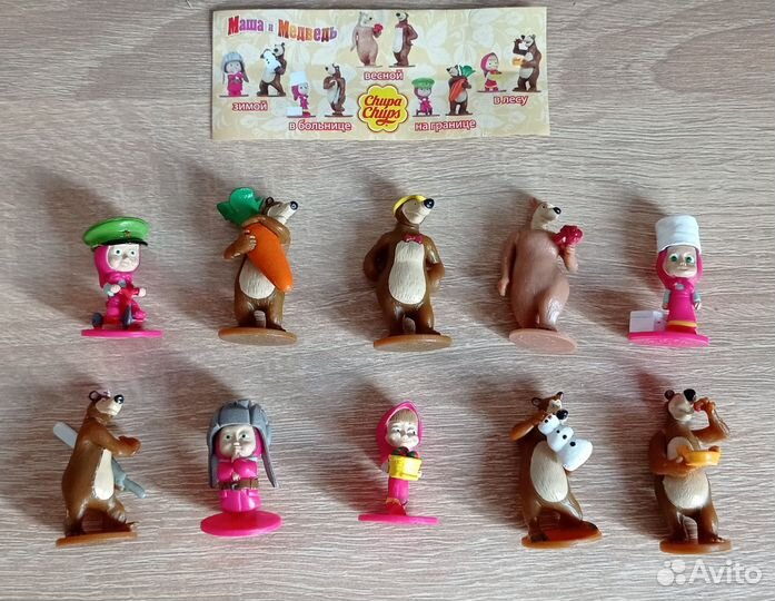 Киндеры чупа чупс Маша и медведь