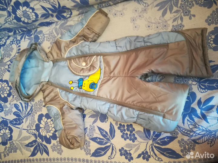 Конверт-Комбинезон - трансформер весна-зима 74-86