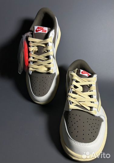 Кроссовки Travis Scott x Air Jordan 1 Люкс