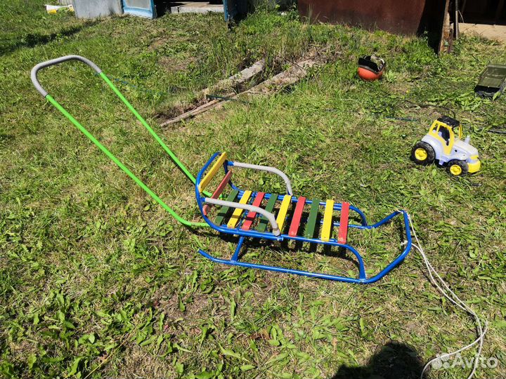 Детские зимние санки