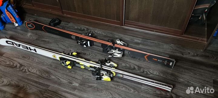 Горные лыжи dynastar cr78 pro и head I gs rd