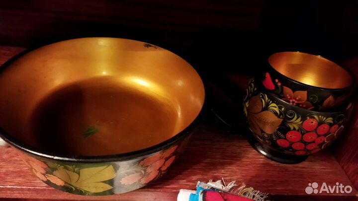 Набор посуды хохлома