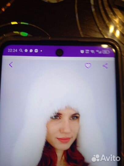 Продам зимнюю женскую шапку ушанку