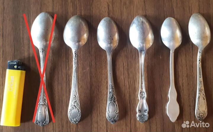 Чайные ложки мельхиоровые СССР