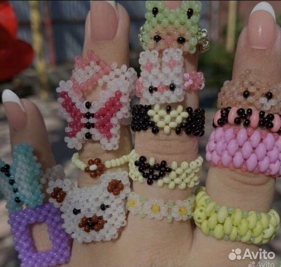 Колечки из бисера