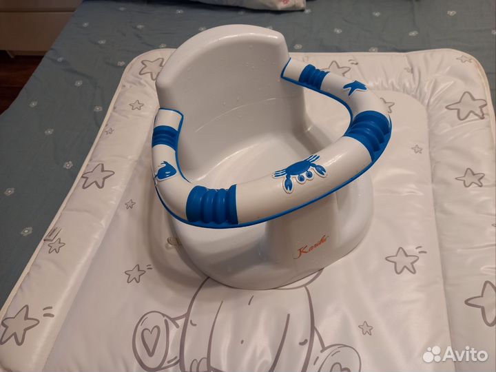 Ванночка, стульчик, матрасик для пеленания