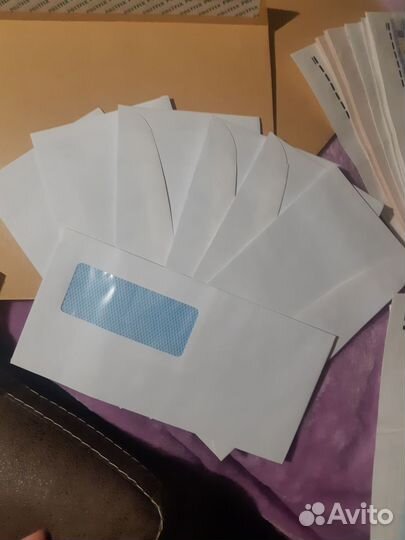 Почтовые конверты, крафт конверты, марки почтовые