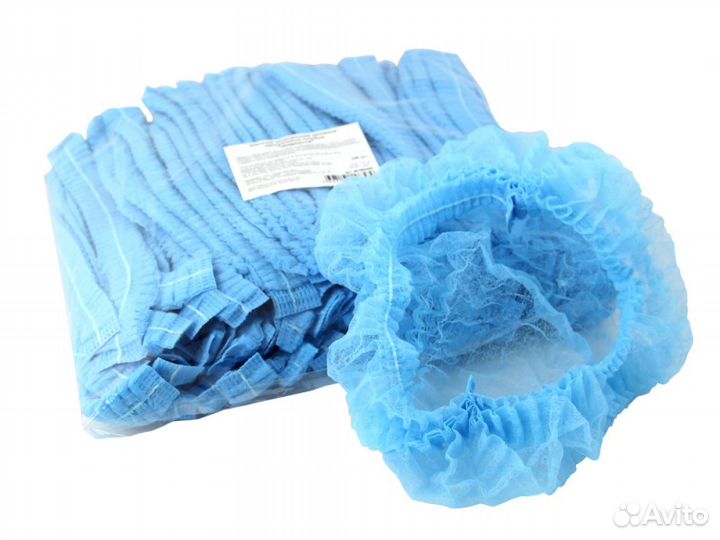 Шапочки одноразовые шарлотта 1000 шт