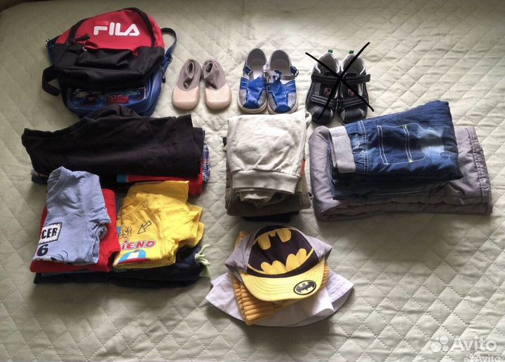 Пакет вещей на мальчика