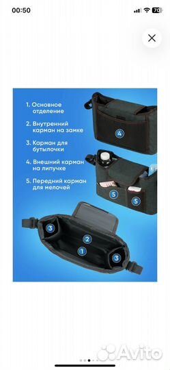 Сумка для мамы на коляску