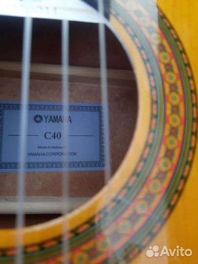 Гитара yamaha c40 новая