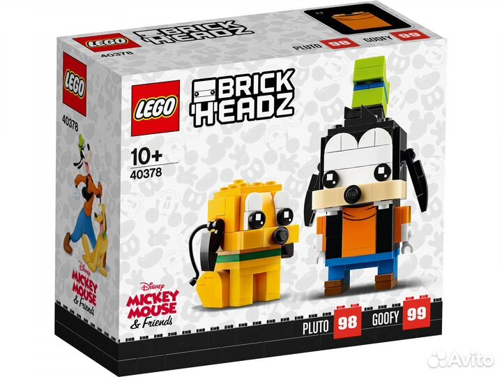 Lego BrickHeadz 40378 Сувенирный набор Гуфи и Плут