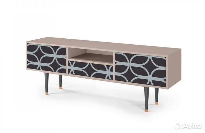 Тв-тумба T6 - Сатин - Braided Blue