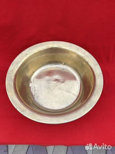 Латунный таз