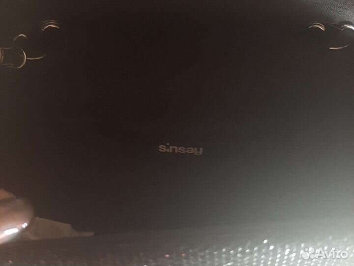 Симка черная с блестками sinsay