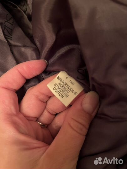 Винтажная шуба из искуственного меха suziklo paris