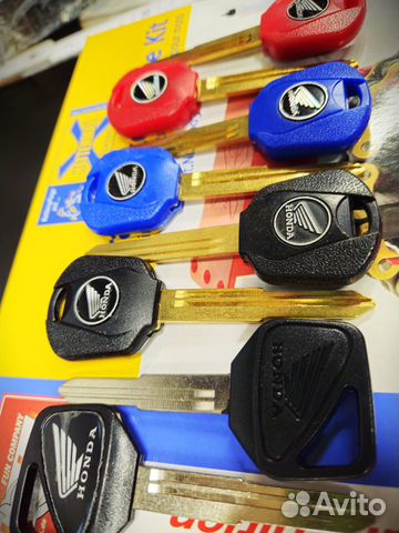 Ключи на мотоциклы Honda с чипом Hiss объявление продам