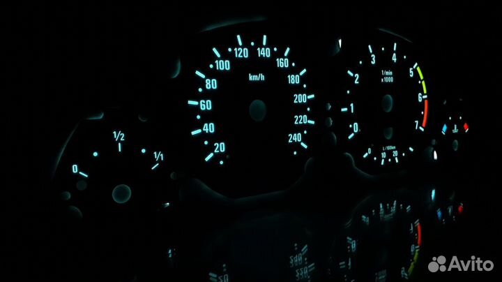 Шкалы приборов BMW 5 E39, 7 E38, X5 E53 (94-06) V4