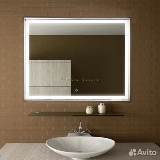 Зеркало Континент Aralia LED 800x600 с подсветкой с сенсорным выключателем злп473