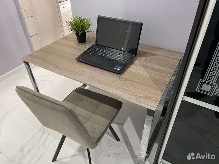 Стол лофт новый дуб сонома 110х70х75