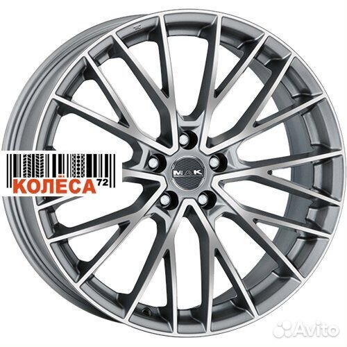 MAK Speciale 8.5x20 5x108 ET45 Dia63.4 Graphite Mi
