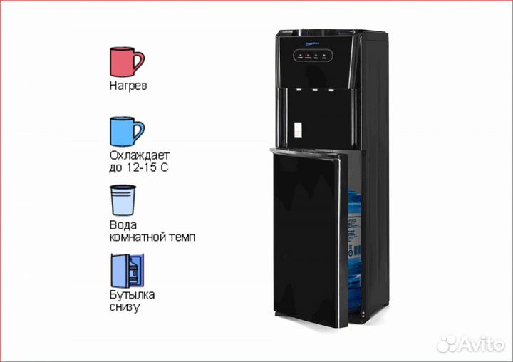 Кулер для воды Aqua Work 40-LDS с нижней загрузкой