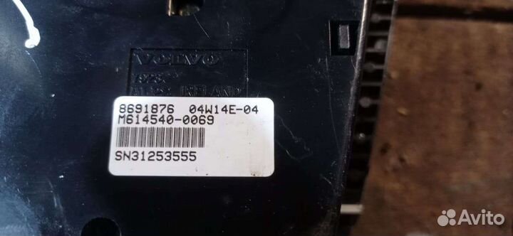 Блок управления печкой вольво s60