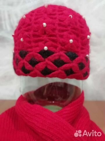 Шапка и шарф в комплекте