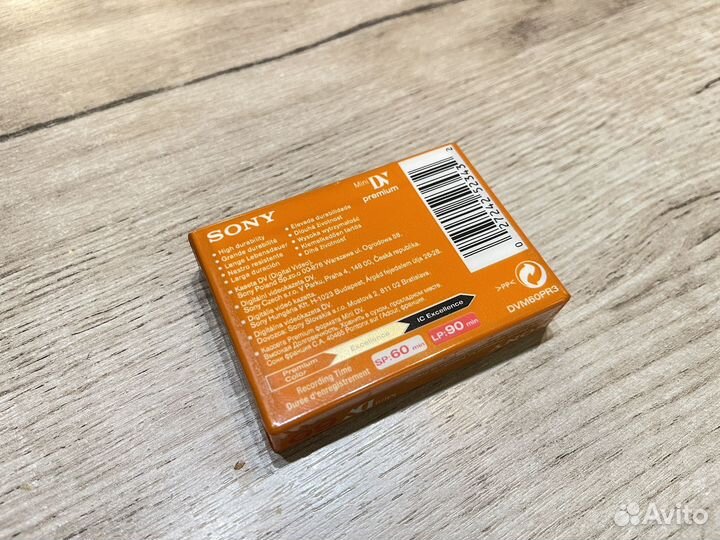 Кассета miniDV Sony Premium DVM60PR3