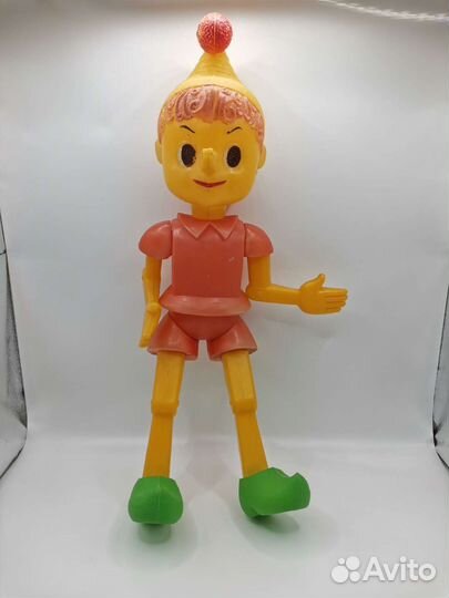 Кукла Игрушка Буратино Детская Пластмасса СССР