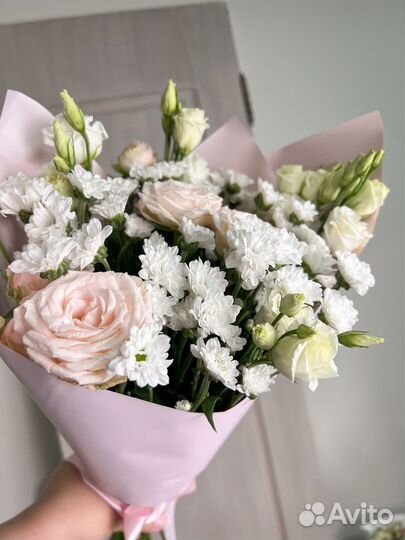 Авторский сборный букет цветы с доставкой Москва