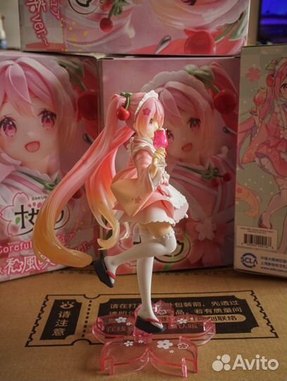 Аниме фигурка Sakura Miku Wafuu Kissa Ver