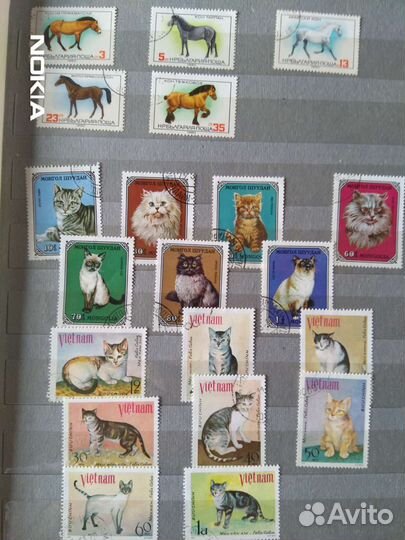 Альбом с марками млекопитающие